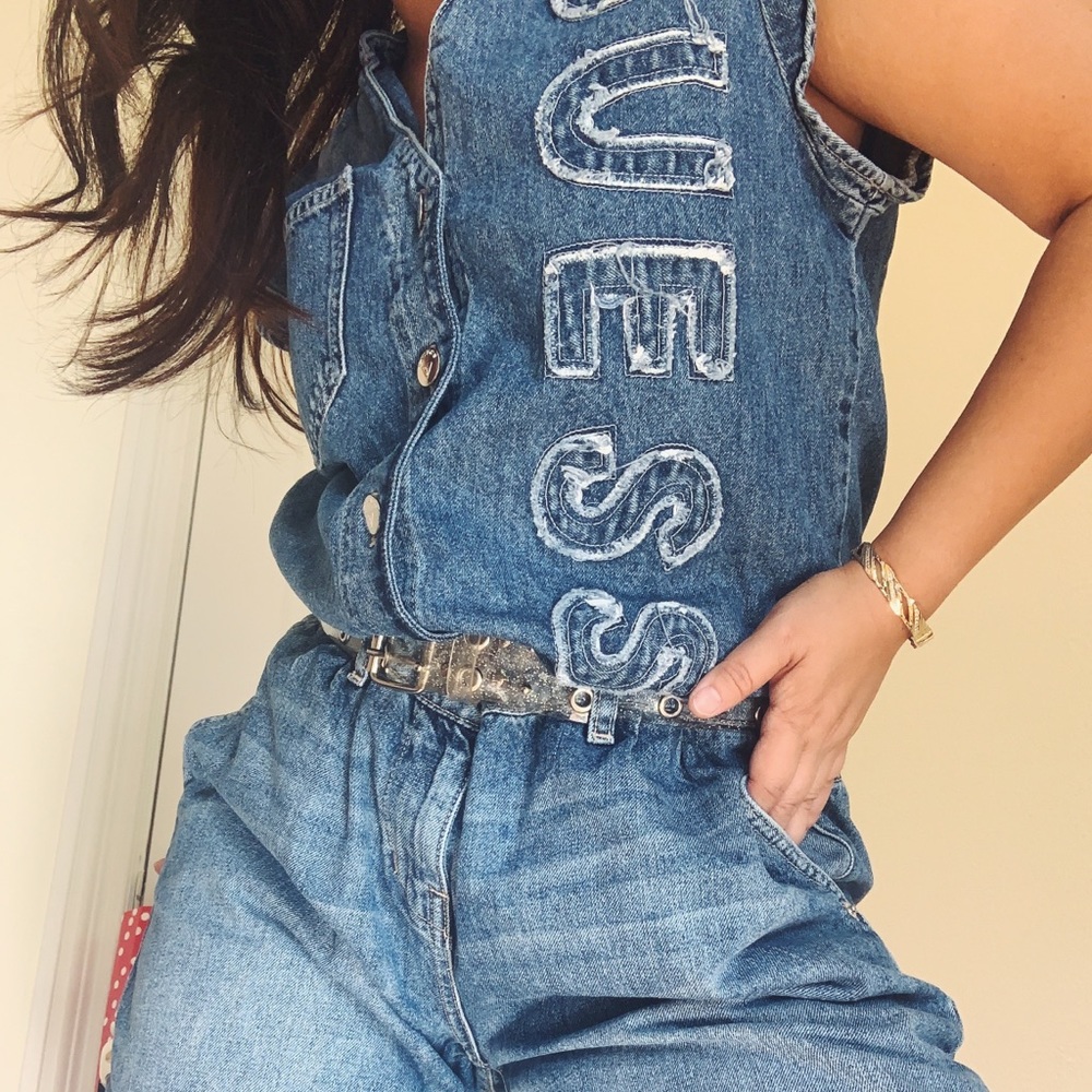 Guess denim jumpsuit
